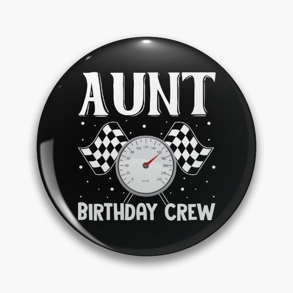 Artikelvorschau, Lustige Tante Birthday Crew Race Racing Car Family Matching entworfen und verkauft von Best Designer.