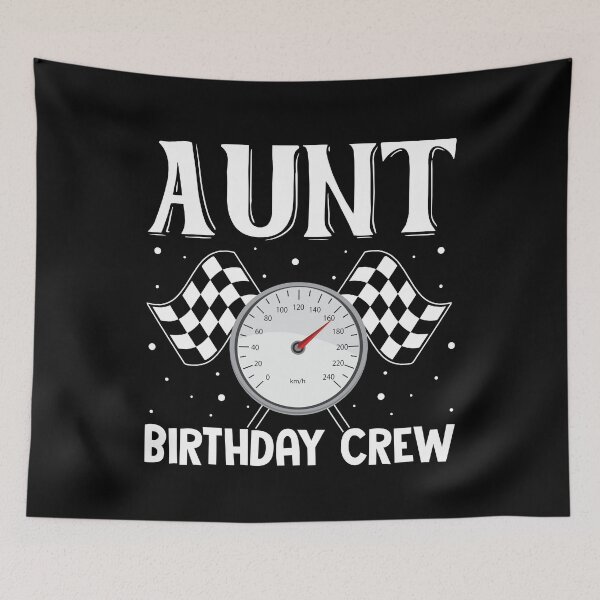 Item preview, Funny Aunt Birthday Crew Race Racing Car Family Matching designed and sold by Best Designer.