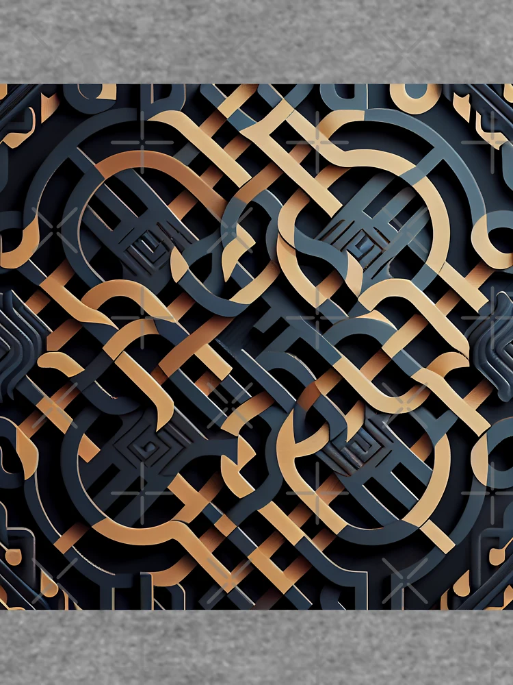 Thumbnail 6 von 6, Leichter Pullover, Cool Modern Abstract Pattern Digital Painting designt und verkauft von CodeAndColors.