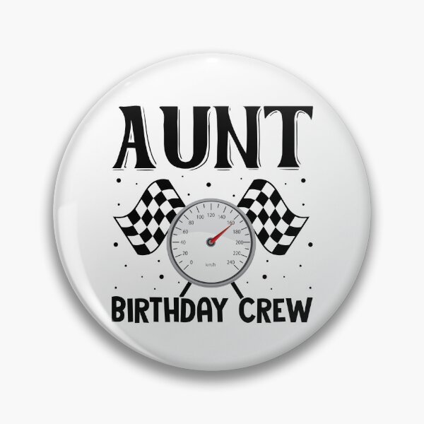 Artikelvorschau, Lustige Tante Birthday Crew Race Racing Car Family Matching entworfen und verkauft von Best Designer.