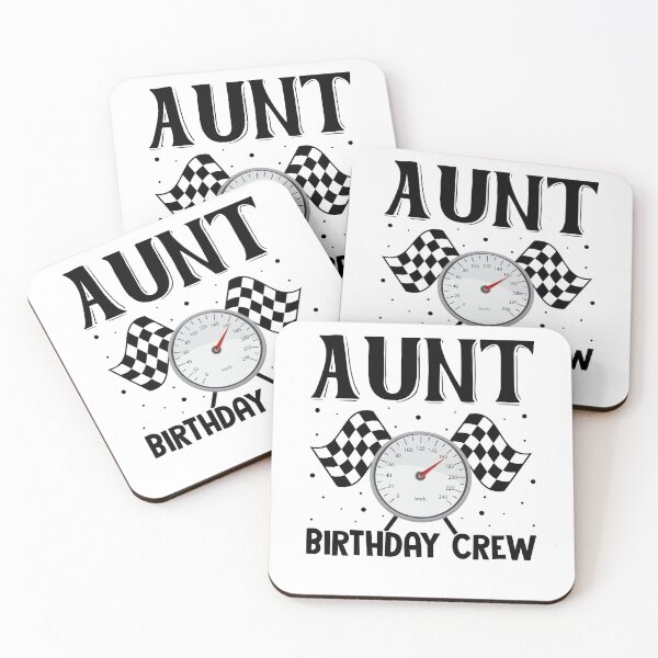 Item preview, Funny Aunt Birthday Crew Race Racing Car Family Matching designed and sold by Best Designer.