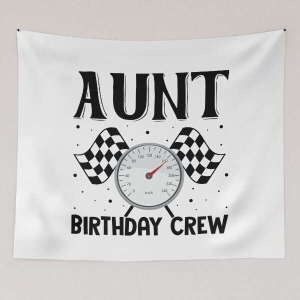 Item preview, Funny Aunt Birthday Crew Race Racing Car Family Matching designed and sold by Best Designer.