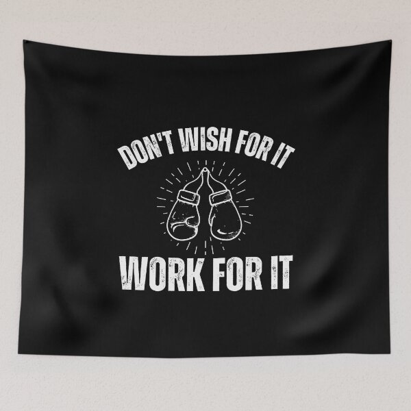 Item preview, Don't Wish for It Work for It  designed and sold by Shambusiness.