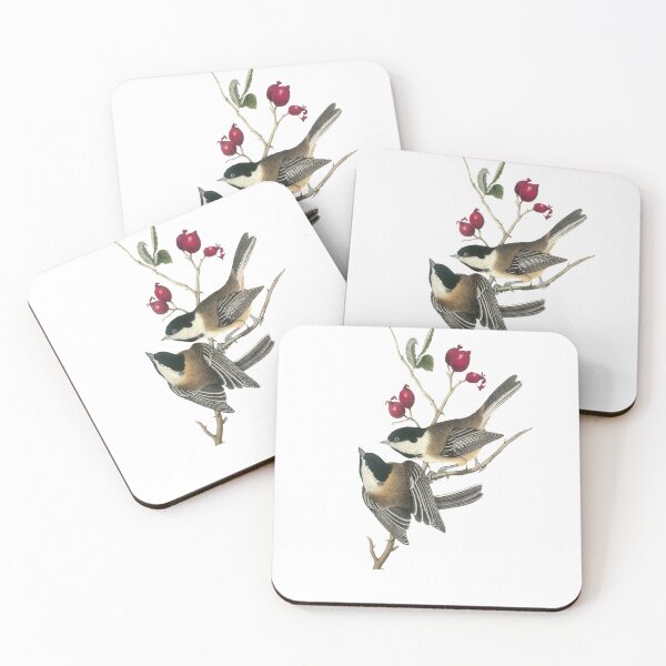 Item preview, Audubon Black Capped Chickadees designed and sold by nanengen2.