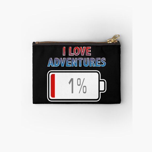 Item preview, I Love Adventures with Battery at 1% designed and sold by Moodific.