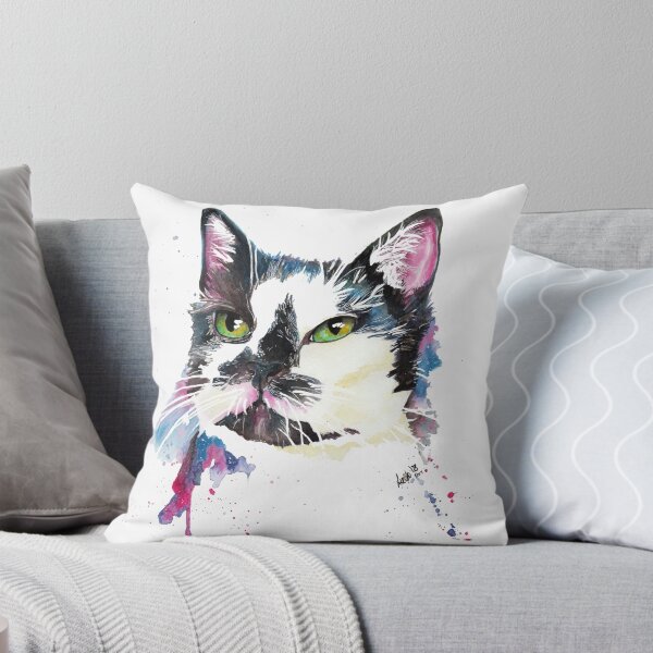 Item preview, Black & White Cat designed and sold by LiselleFaeArt.