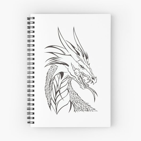 Item preview, T-Shirt Dragon Head Tatoo designed and sold by AlexandreSM.