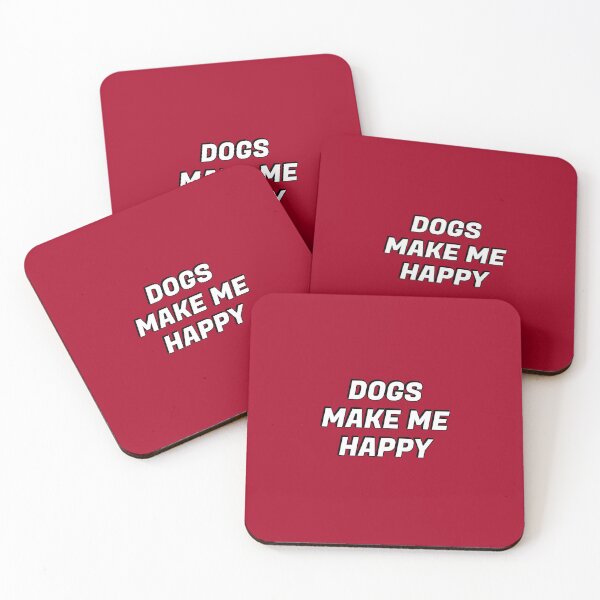 Item preview, Dogs make me happy designed and sold by Inspirationmotivation.