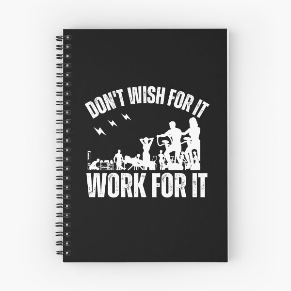 Item preview, Don't Wish for It Work for It designed and sold by Shambusiness.