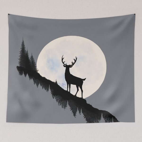 Artikelvorschau, Winter Stag entworfen und verkauft von AK-Hevonen.