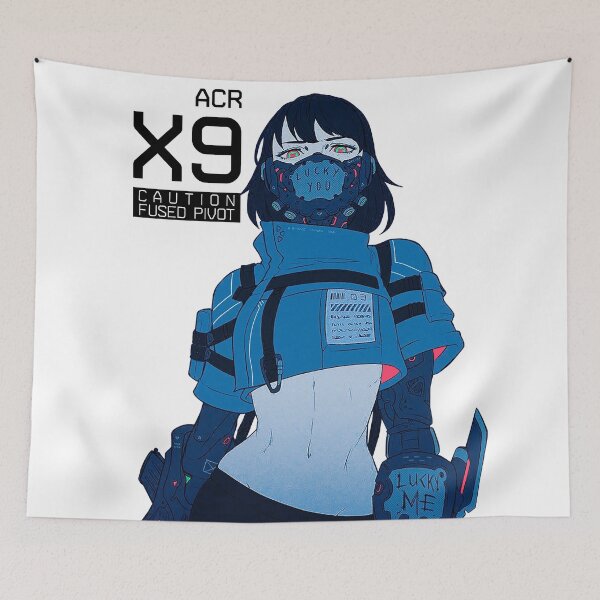 Item preview, Cyberpunk Cyborg Girl Urban Modern Style designed and sold by OWLvision33.