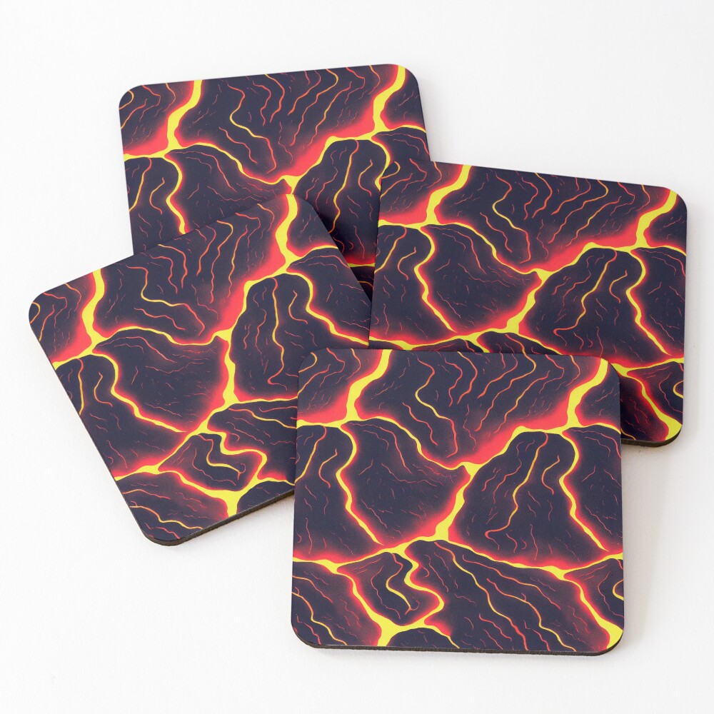 Item preview, Coasters (Set of 4) designed and sold by Red-Alien.