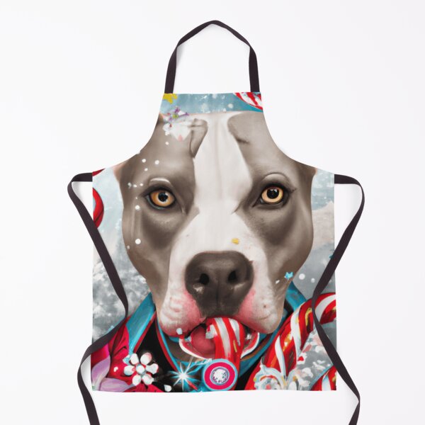 Item preview, A Very Merry Pittie Christmas, Pitbull, Ai, Dog Ai (Study 3) designed and sold by ksan30.