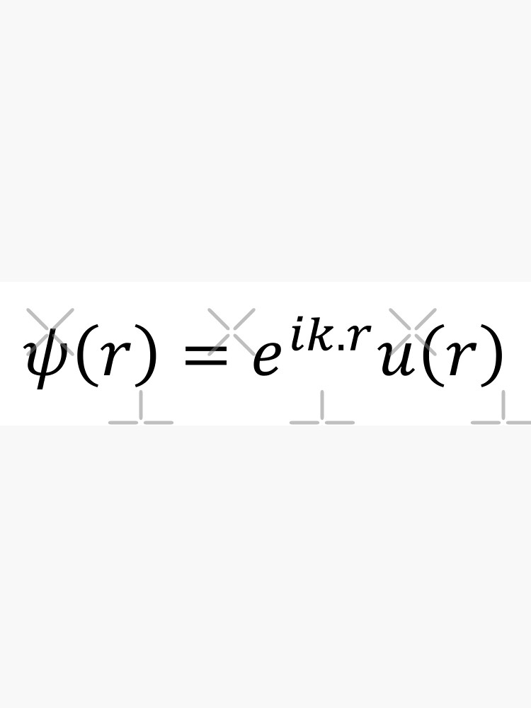 Bloch Theorem Solutions Condensed Matter Physics Basics Poster For bloch theorem solutions condensed matter physics basics poster for