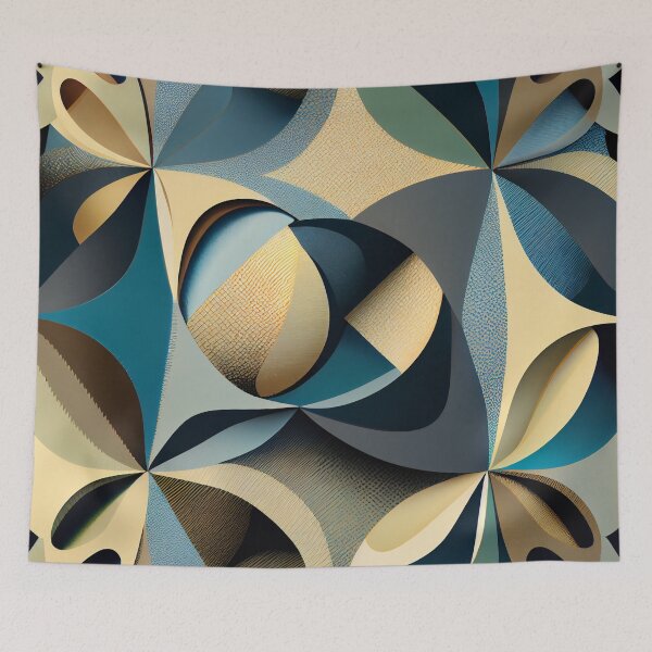 Item preview, Cool Textured Modern Abstract Pattern Digital Painting designed and sold by CodeAndColors.