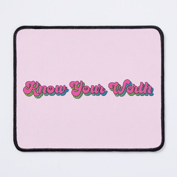 Item preview, Know Your Worth Typography designed and sold by bolimj.