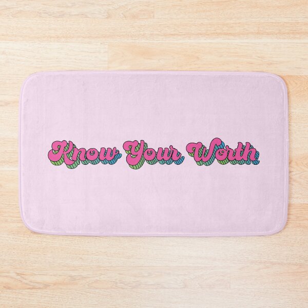 Item preview, Know Your Worth Typography designed and sold by bolimj.