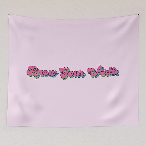 Item preview, Know Your Worth Typography designed and sold by bolimj.