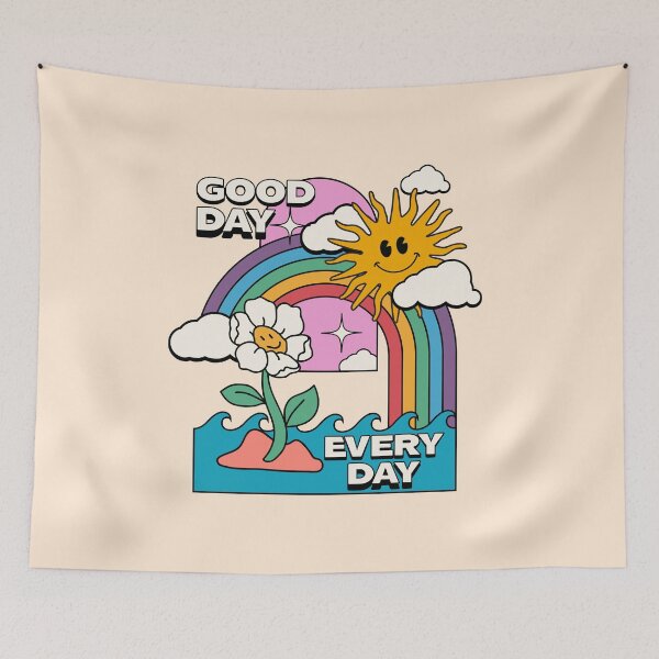 Item preview, Everyday Good Day Retro Illustration designed and sold by Ravensdesign.