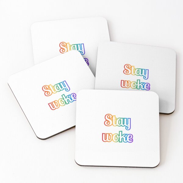 Item preview, STAY WOKE rainbow staywoke designed and sold by Inspirationmotivation.