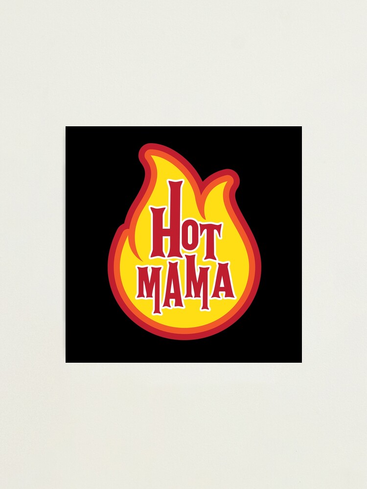 Hot Mama // Holographic Sticker