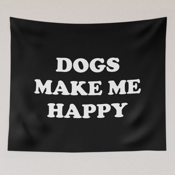 Item preview, Dogs make me happy designed and sold by Inspirationmotivation.