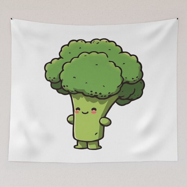 Item preview, Veggie Squad: Broccoli the Brave!  designed and sold by ai-miilk.