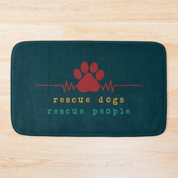 Item preview, Shelter Pet - Rescue Dogs Rescue People heartbeat ekg pawprint designed and sold by DebbisPalette.