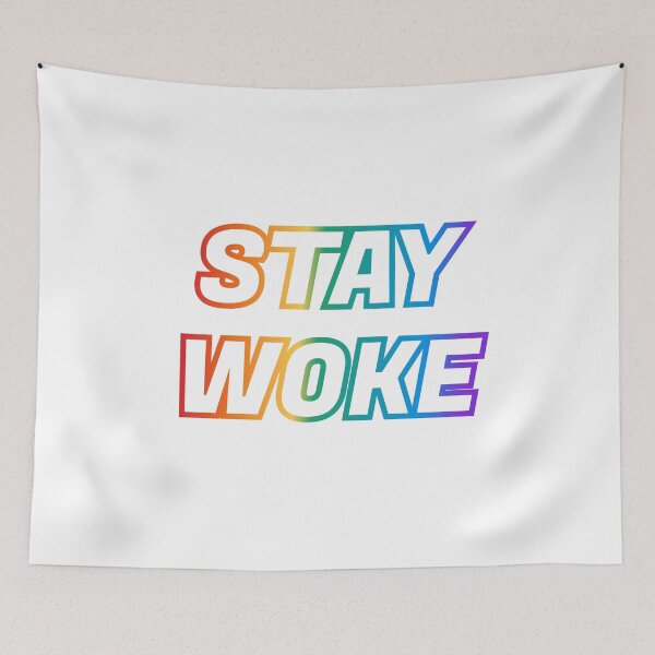 Item preview, STAY WOKE rainbow staywoke designed and sold by Inspirationmotivation.