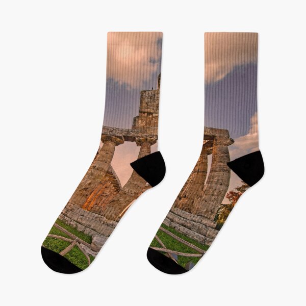 Item preview, The Greek Temple of Athena at Sunset in Paestum, Italy designed and sold by Jon Shore.