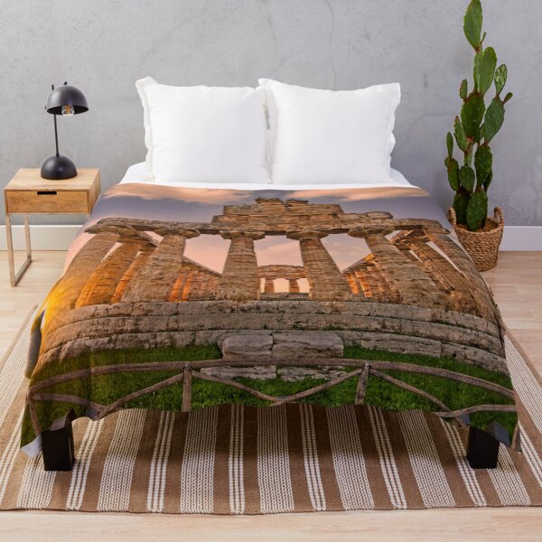 Item preview, The Greek Temple of Athena at Sunset in Paestum, Italy designed and sold by Jon Shore.
