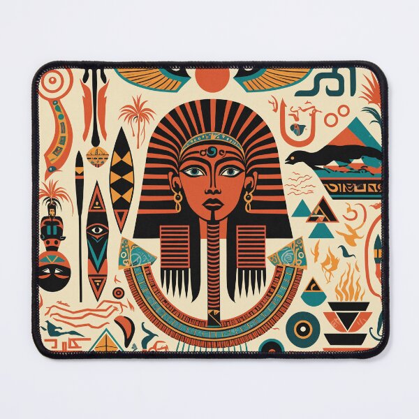 Item preview, Egyptian Motifs And Symbols With Pharaoh's Head designed and sold by raulmaler.