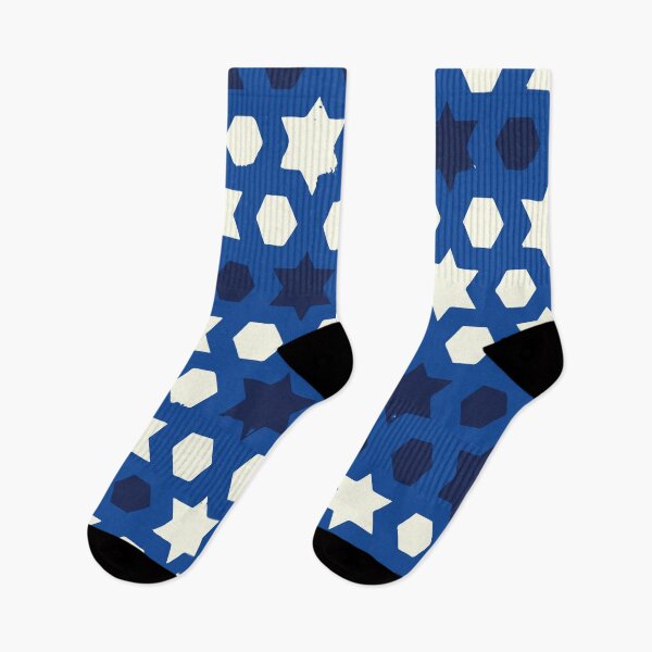 Item preview, Stars and Polygons, Rhythm in Blues and Ivory designed and sold by KShedenhelm.