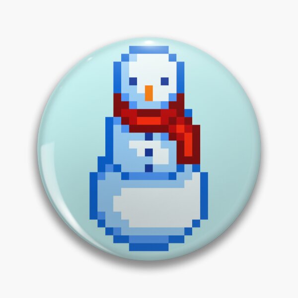 Artikelvorschau, Stardew Valley Schneemann roter Schal entworfen und verkauft von aiya-pixels.