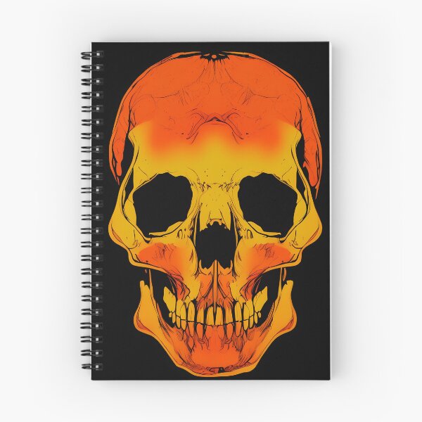 Item preview, Spooky Abstract Skull Nº1 - Orange designed and sold by CMeista.
