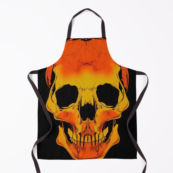 Item preview, Spooky Abstract Skull Nº1 - Orange designed and sold by CMeista.