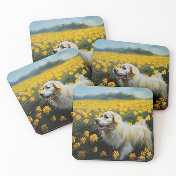 Item preview, field of Pyrenees designed and sold by Barbara Gibbs.