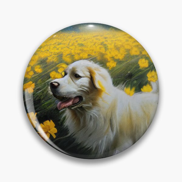Item preview, field of Pyrenees designed and sold by Barbara Gibbs.