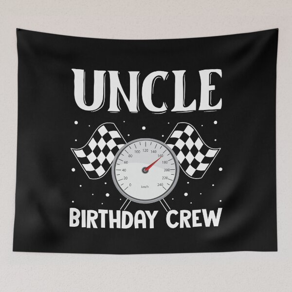 Item preview, Funny Uncle Birthday Crew Race Racing Car Family Matching designed and sold by Best Designer.