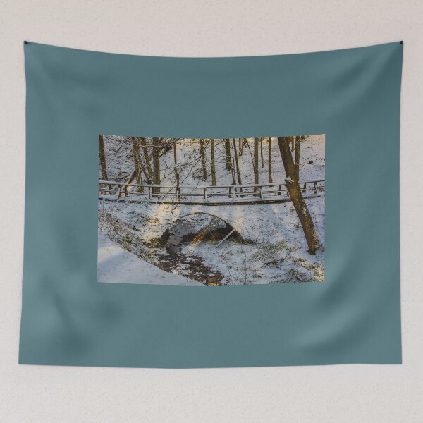 Item preview, Snowy Bridge on Petrova Gora designed and sold by jojobob.