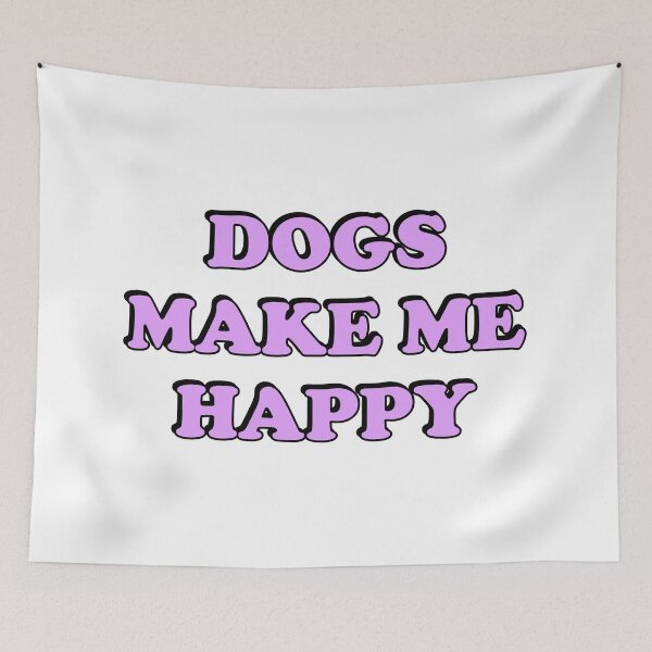 Item preview, Dogs make me happy designed and sold by Inspirationmotivation.