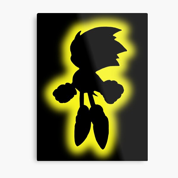 Super Sonic Hyper Knuckles glow black Art Print for Sale by AmaDeviant