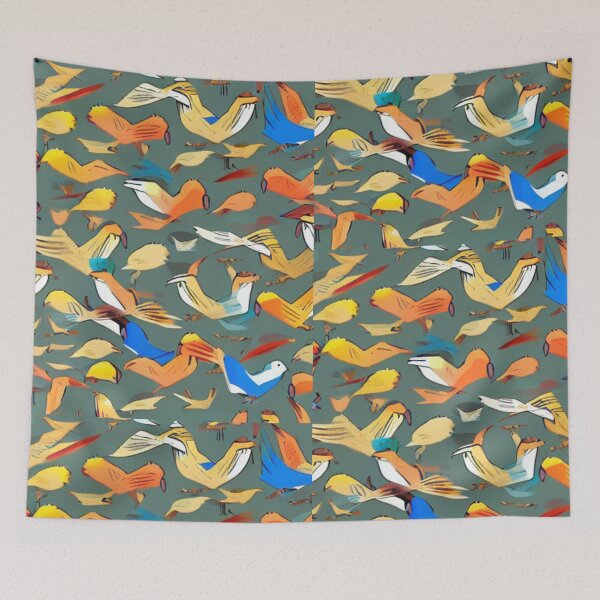 Item preview, Everybirdy Pattern designed and sold by Merigold.