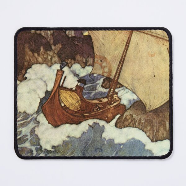 Item preview, Ship in the storm by Edmund Dulac designed and sold by Niina  Niskanen.