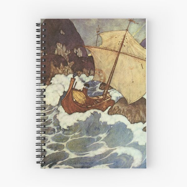 Item preview, Ship in the storm by Edmund Dulac designed and sold by Niina  Niskanen.