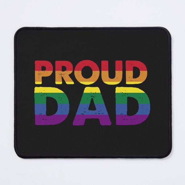 Item preview, Proud Dad LGBTQ Pride Ally Father's Day designed and sold by Queer Pride Shop.