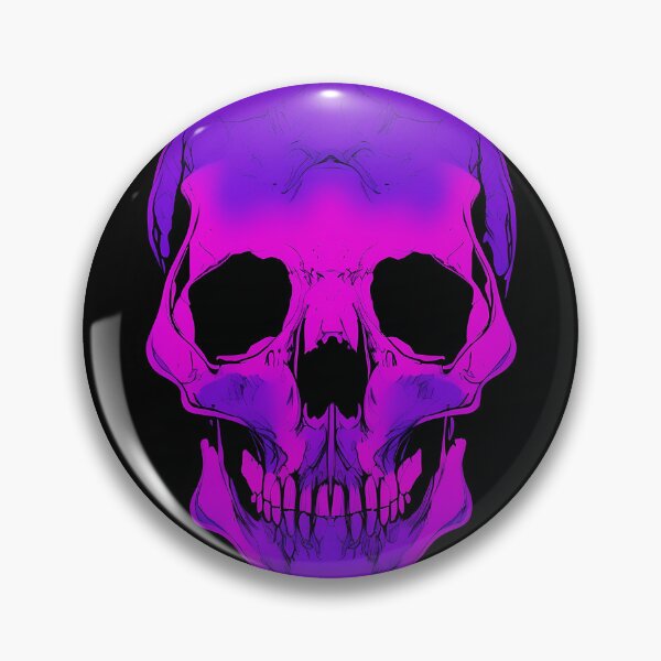 Item preview, Spooky Abstract Skull Nº1 - Purple designed and sold by CMeista.