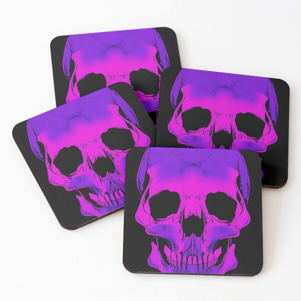 Item preview, Spooky Abstract Skull Nº1 - Purple designed and sold by CMeista.