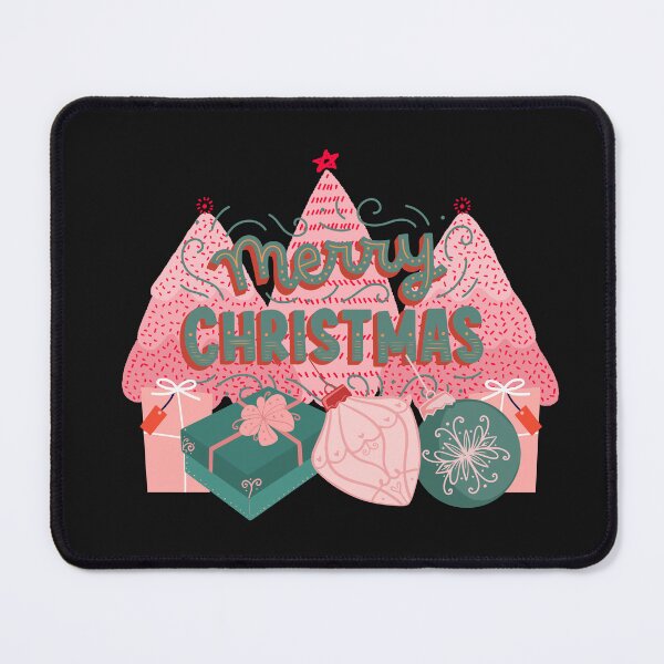 Item preview, Merry Christmas Womens Girls Pink Tree Christmas designed and sold by DagonflyDesign.