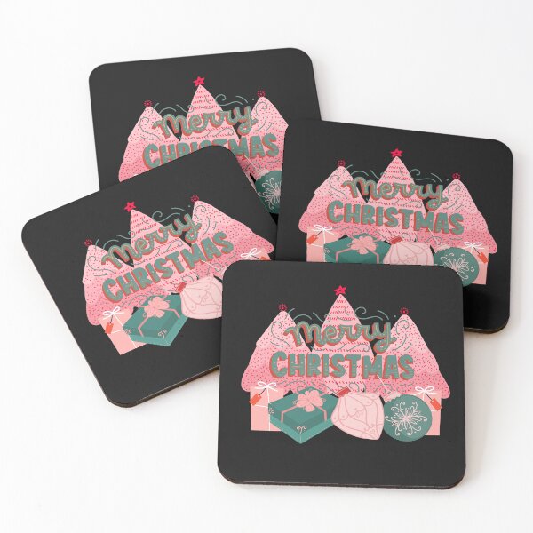 Item preview, Merry Christmas Womens Girls Pink Tree Christmas designed and sold by DagonflyDesign.